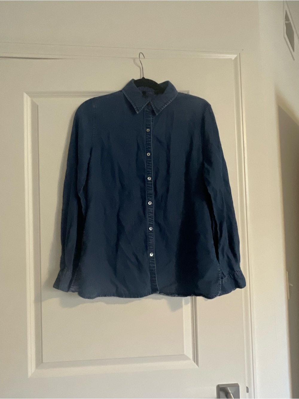 Navy Button-Down Shirt